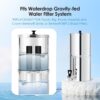 Waterdrop Gravity-fed Water Filter System, Reduces Lead and up to 99% of Chlorine, NSF/ANSI 42&372 Standard, with 2 Black Carbon Filters and Metal Spigot, King Tank Series, WD-TK-A - Image 6