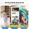 Waterdrop Gravity-fed Water Filter System, Reduces Lead and up to 99% of Chlorine, NSF/ANSI 42&372 Standard, with 2 Black Carbon Filters and Metal Spigot, King Tank Series, WD-TK-A - Image 26