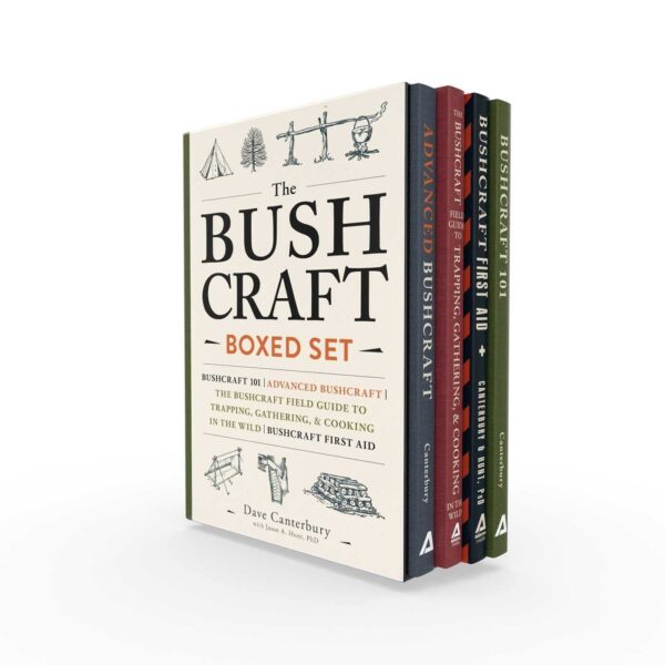 The Bushcraft Boxed Set: Bushcraft 101 Advanced Bushcraft The Bushcraft Field Guide to Trapping, Gathering, & Cooking in the Wild Bushcraft First Aid (Bushcraft Survival Skills Series)