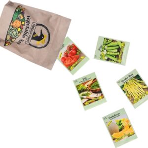 Set of 43 Assorted Vegetable & Herb Seed Packets - Over 10,000 Seeds! - Includes Mylar Storage Bag - Deluxe Garden Heirloom Seeds - 100% Non-GMO