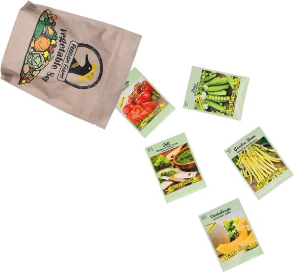 Set of 43 Assorted Vegetable & Herb Seed Packets - Over 10,000 Seeds! - Includes Mylar Storage Bag - Deluxe Garden Heirloom Seeds - 100% Non-GMO - Image 4