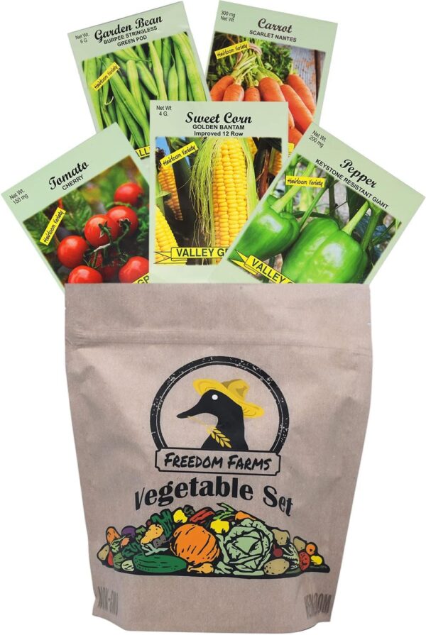 Set of 43 Assorted Vegetable & Herb Seed Packets - Over 10,000 Seeds! - Includes Mylar Storage Bag - Deluxe Garden Heirloom Seeds - 100% Non-GMO - Image 5