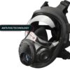 Parcil Distribution NB-100 Smoke Black Tactical Gas Mask-Full Face Respirator - Image 5