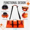 JJ CARE Trauma Bag 250PCS First Responder Kit, EMT Bag with Padded Strap, Reflective Medical Bag Fully Stocked, Multiple Pockets EMS EMT Bags Fully Stocked, First Aid Trauma Bags Fully Stocked - Image 6