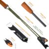 Fohiphe Handmade Wooden Handle Survival Lgniter Waterproof Flint Fire Steel Survival Lighter for Your Camping Hiking and Backpacking Gear Lgnitioner - Image 5