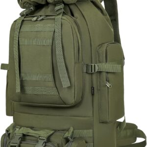 King'sGuard 100L Camping Hiking Backpack Molle Rucksack Military Camping Backpacking Daypack