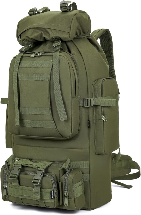 King'sGuard 100L Camping Hiking Backpack Molle Rucksack Military Camping Backpacking Daypack - Image 2