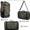 KAKA Classic Laptop Backpack, Travel Hiking & Camping Dayback for Women Men, Water-Resistant Big College School Bookbag Fits 17 Inch Laptop and Notebook Black - Image 4