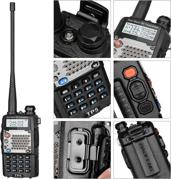 BAOFENG UV-5R Upgraded Version 8W ham Radio, 2rd gen UV5R (UV5R Upgrade Version) 2 Pack - Image 2