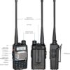 BAOFENG UV-5R Upgraded Version 8W ham Radio, 2rd gen UV5R (UV5R Upgrade Version) 2 Pack - Image 6