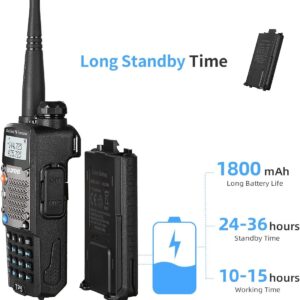 BAOFENG UV-5R Upgraded Version 8W ham Radio, 2rd gen UV5R (UV5R Upgrade Version) 2 Pack