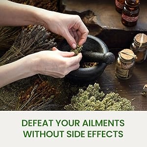 DEFEAT YOUR AILMENTS WITHOUT SIDE EFFECTS