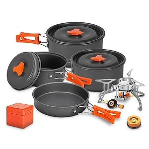 Camping Mess Kit with Stove