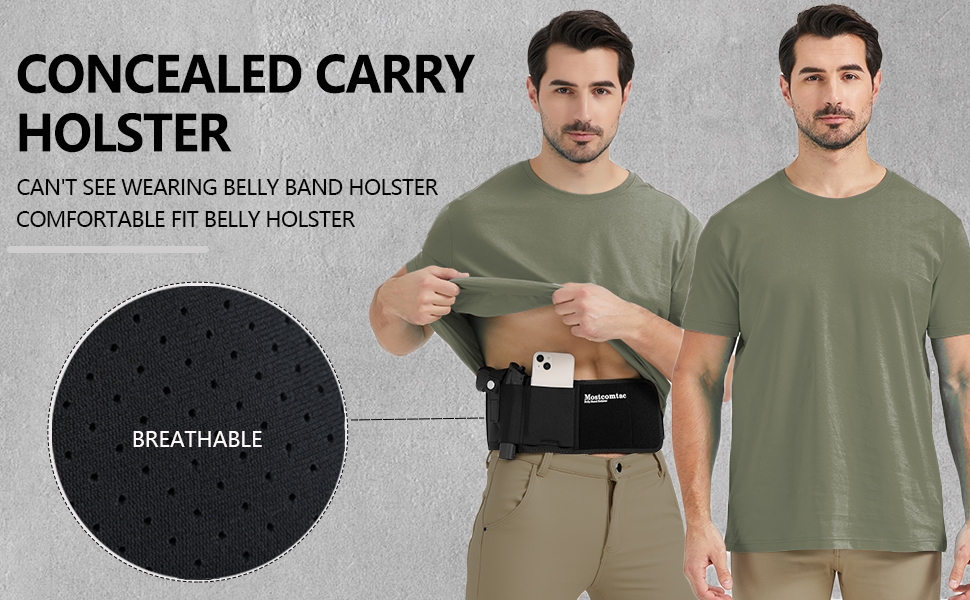 mostcomtac belly holsters for concealed carry concealed carry holster for men and women no print 