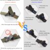 JUKMO Tactical Belt, Military Hiking Rigger 1.5" Nylon Web Work Belt with Heavy Duty Quick Release Buckle - Image 3