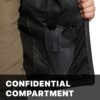 CQR Men's Winter Tactical Military Jackets, Lightweight Water Resistant Fleece Lined Softshell Hunting Jacket w Hoodie - Image 7
