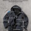 CQR Men's Winter Tactical Military Jackets, Lightweight Water Resistant Fleece Lined Softshell Hunting Jacket w Hoodie - Image 8