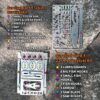 PSKOOK 12 Pcs Survival Multitool Card Emergency Camping Tool EDC Kit in Your Wallet Outdoor Hunting Fishing Hiking Gear - Image 4