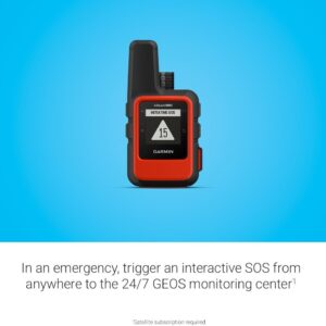 Garmin 010-01879-00 InReach Mini, Lightweight and Compact Satellite Communicator, Orange