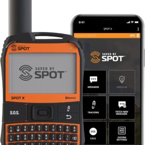 with Bluetooth 2-Way Satellite Messenger | SOS Protection | Handheld Portable 2-Way GPS Messenger for Hiking, Camping, Cars| Globalstar Satellite Network Coverage | Subscription Applicable