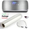 NutriChef Automatic Vacuum Air Sealing System Preservation with Starter Kit Compact Design, Lab Tested, Dry & Moist Food Modes with Led Indicator Lights, 12", Black - Image 15