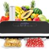 NutriChef Automatic Vacuum Air Sealing System Preservation with Starter Kit Compact Design, Lab Tested, Dry & Moist Food Modes with Led Indicator Lights, 12", Black - Image 17