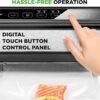 NutriChef Automatic Vacuum Air Sealing System Preservation with Starter Kit Compact Design, Lab Tested, Dry & Moist Food Modes with Led Indicator Lights, 12", Black - Image 27