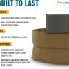 WAZOO Cache Belt, Anti-Theft Everyday Carry Belt for Travel and Outdoors - Stainless-Steel Buckle, Hidden Sleeve, Made in USA - Image 4