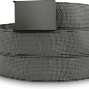 WAZOO Cache Belt, Anti-Theft Everyday Carry Belt for Travel and Outdoors - Stainless-Steel Buckle, Hidden Sleeve, Made in USA