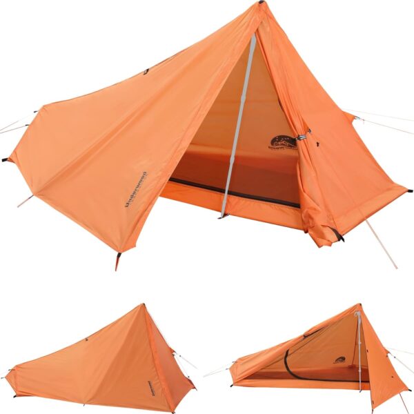 1 Person Trekking Pole Tent for Backpacking (Trekking Poles not included)