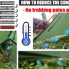 1 Person Trekking Pole Tent for Backpacking (Trekking Poles not included) - Image 7