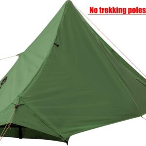 1 Person Trekking Pole Tent for Backpacking (Trekking Poles not included)