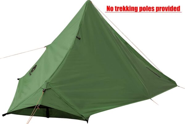 1 Person Trekking Pole Tent for Backpacking (Trekking Poles not included) - Image 11