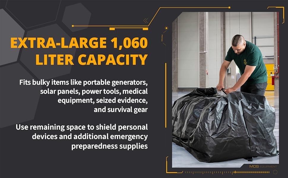 dry shield rapture faraday bag extra large generator cover protects against EMP flood